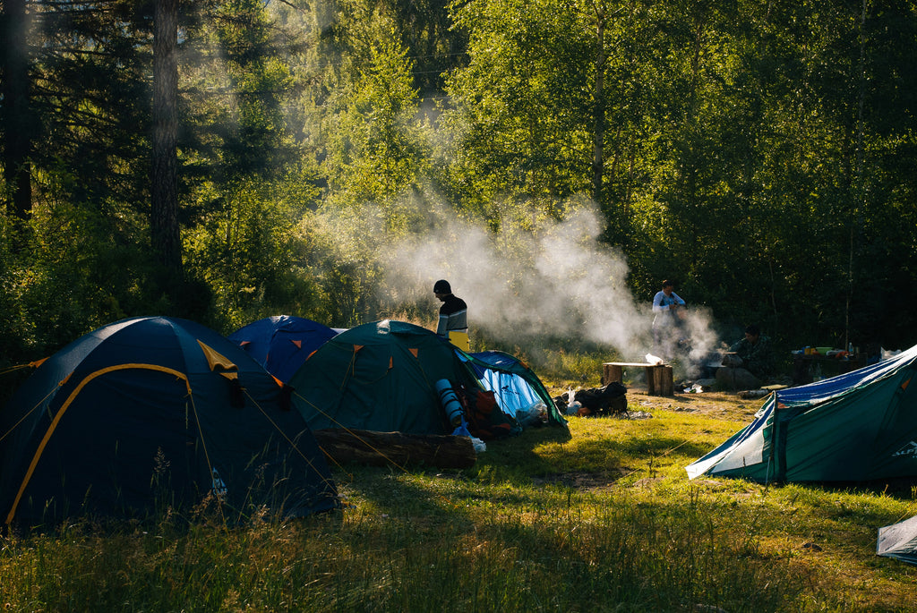 Camping with friends