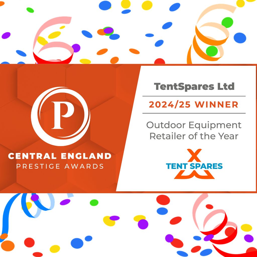 Tent Spares prestige award outdoor equipment retailer for the year