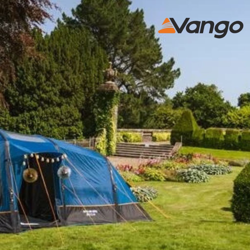 Vango air inflatable tent in a garden